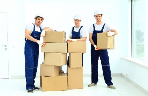 Business inventory arranged inside a storage unit in Blackfen
