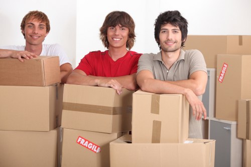 Safe packing of office technology during Blackfen office removals