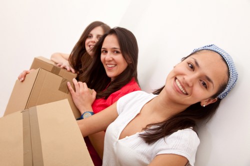 Careful loading of furniture during removals in Blackfen