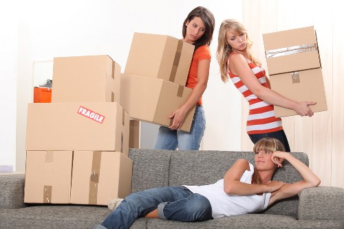 Packing boxes for Blackfen house removals